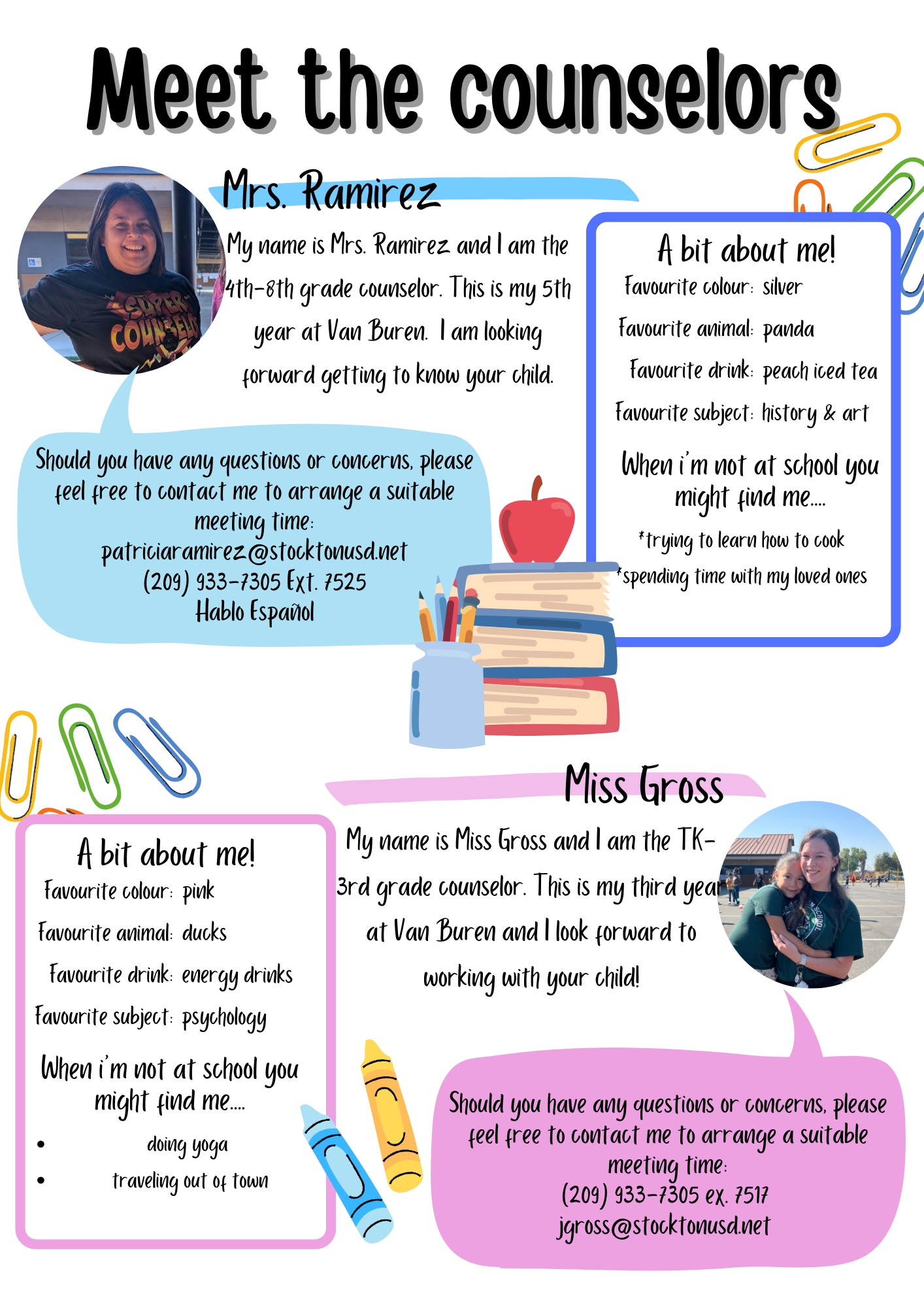 meet the counselors 